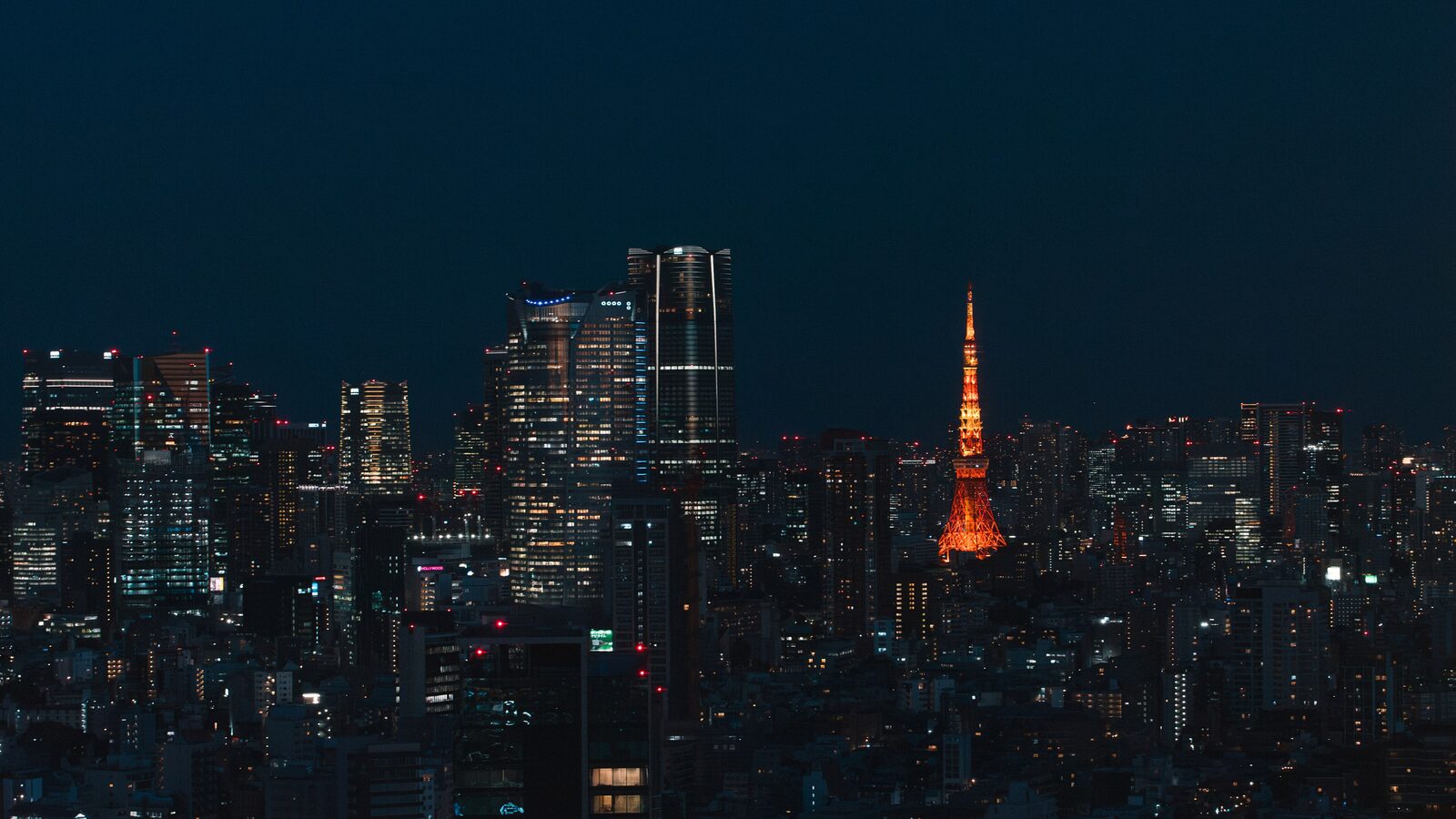 Toàn cảnh Tokyo về đêm, Nhật Bản