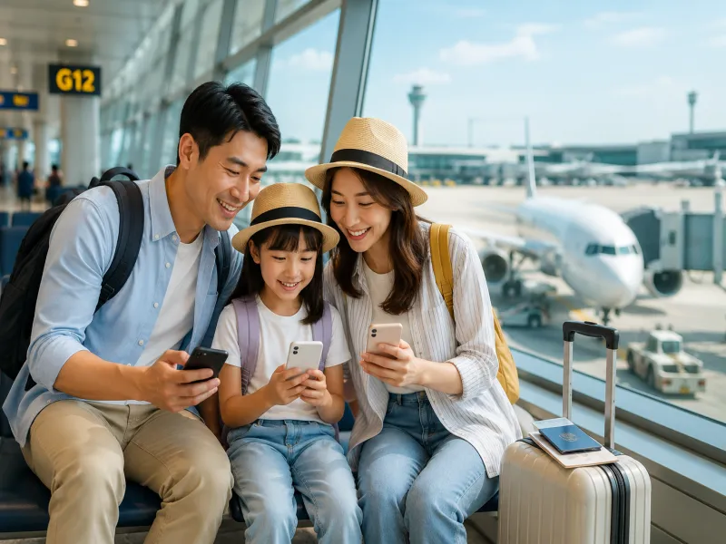 Du lịch gia đình với eSIM: kết nối cho cả nhà